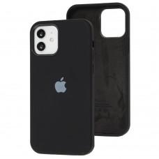 Чехол для iPhone 12 / 12 Pro Full Silicone case black
