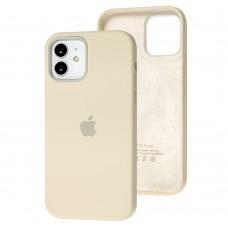 Чехол для iPhone 12 / 12 Pro Full Silicone case antique white