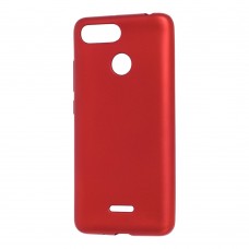 Чехол для Xiaomi Redmi 6 Soft матовый красный