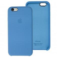 Чехол Silicone для iPhone 6 / 6s case голубой