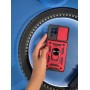 Чехол для Xiaomi Redmi Note 11 Pro Serge Ring Armor ударопрочный красный