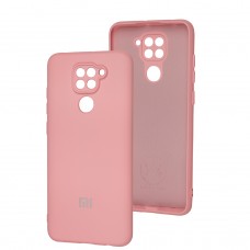 Чохол для Xiaomi Redmi Note 9 Silicone Full camera pink 