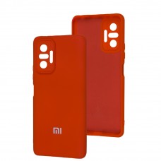 Чохол для Xiaomi  Redmi Note 10 Pro Silicone Full camera червоний