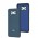 Чехол для Xiaomi Poco X3/X3 Pro Silicone Full camera navy blue