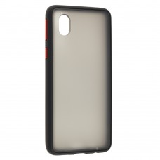 Чехол для Samsung Galaxy A01 Core (A013) LikGus Maxshield черный / красный
