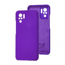 Чехол для Xiaomi Redmi Note 10 / Note 10s Wave Full dark purple