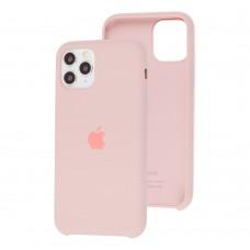 Чехол Silicone для iPhone 11 Pro case розовый песок