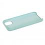 Чехол Silicone для iPhone 11 case turquoise