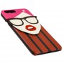 Чохол Glamour для iPhone 7 Plus / 8 Plus зі стразами губки окуляри