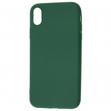 Чохол для iPhone Xr Candy зелений / forest green