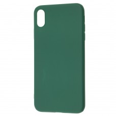 Чехол для iPhone Xs Max Candy зеленый / forest green