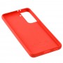 Чехол для Samsung Galaxy S21 (G991) Wave colorful red