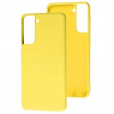 Чехол для Samsung Galaxy S21 (G991) Wave colorful желтый