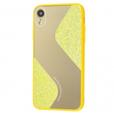 Чохол для iPhone Xr Shine mirror жовтий