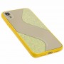 Чехол для iPhone Xr Shine mirror желтый