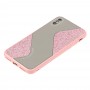Чохол для iPhone X / Xs Shine mirror рожевий