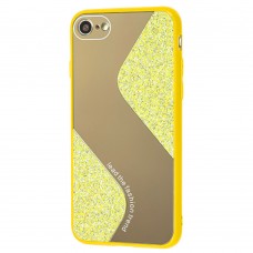Чехол для iPhone 7 / 8 / SE 20 Shine mirror желтый
