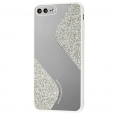 Чехол для iPhone 7 Plus / 8 Plus Shine mirror белый