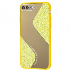 Чехол для iPhone 7 Plus / 8 Plus Shine mirror желтый