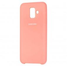 Чохол для Samsung Galaxy A6 2018 (A600) Silky Soft Touch світло рожевий