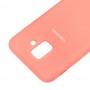 Чехол для Samsung Galaxy A6 2018 (A600) Silky Soft Touch светло розовый 