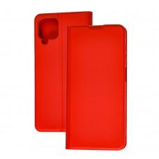Чехол книжка Samsung Galaxy A12 (A125) Wave Shell красный