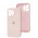 Чехол для iPhone 14 Pro Max Square Full camera chalk pink