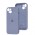 Чохол для iPhone 14 Square Full camera lavender gray