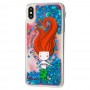 Чохол для iPhone Xs Max блискітки вода "little mermaid"