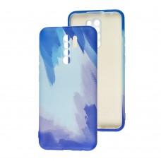 Чохол для Xiaomi Redmi 9 Wave Watercolor blue