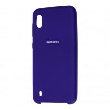 Чехол для Samsung Galaxy A10 (A105) Silky Soft Touch "фиолетовый"