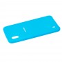 Чехол для Samsung Galaxy A10 (A105) Silky Soft Touch "голубой"