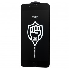 Защитное стекло для iPhone 7 Plus / 8 Plus Moxom черное
