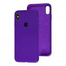 Чехол для iPhone Xs Max Slim Full purple