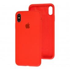 Чехол для iPhone Xs Max Slim Full красный