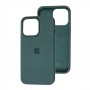Чохол для iPhone 13 Pro Square Full silicone зелений / pine green