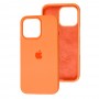 Чохол для iPhone 13 Pro Square Full silicone оранжевий / orange