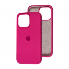 Чехол для iPhone 13 Pro Silicone Full бордовый / dragon fruit