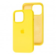 Чехол для iPhone 13 Silicone Full желтый / pale yellow