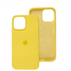 Чехол для iPhone 13 Pro Max Silicone Full желтый / pale yellow