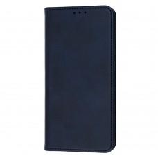 Чехол книжка для Xiaomi Redmi 8A Black magnet синий