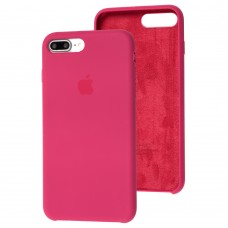 Чехол Silicone для iPhone 7 Plus / 8 Plus case малиновый / pomegranate