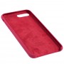 Чохол Silicone для iPhone 7 Plus / 8 Plus case малиновий / pomegranate