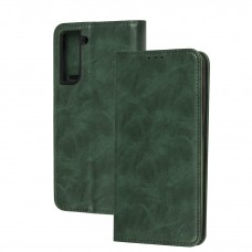 Чехол книга Elegant для Samsung Galaxy S21 FE (G990) зеленый