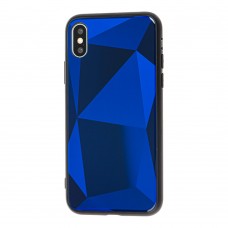 Чохол Diamond для iPhone X / Xs синій