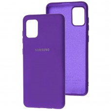 Чехол для Samsung Galaxy A71 (A715) Silicone Full фиолетовый / purple 