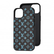Чехол для iPhone 13 ЛВ case (leather) blue 