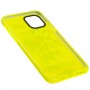 Чохол для iPhone 11 Pro Max Neon print happy жовтий/зелений