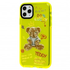 Чехол для iPhone 11 Pro Max Neon print Teddy