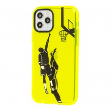Чехол для iPhone 11 Pro Max Neon print basketball